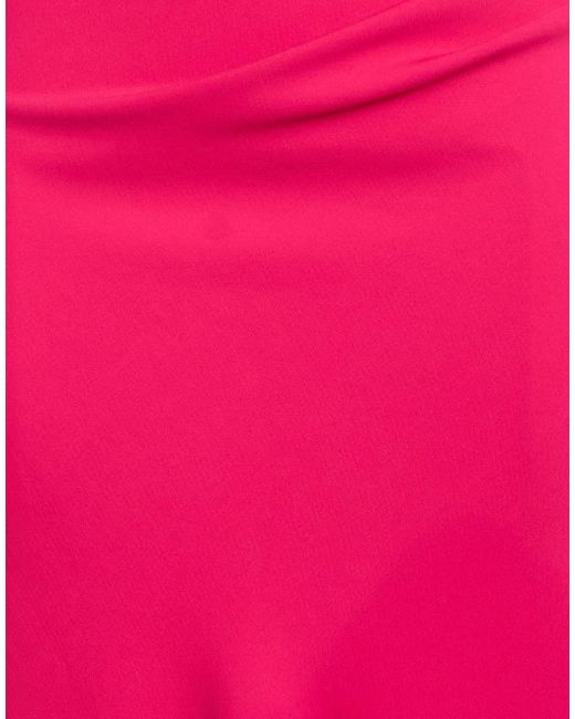 Imperial Pink Maxi Dress Polyester, Elastane