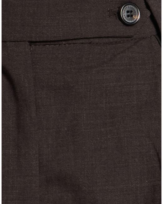 Department 5 Brown Pants Polyester, Virgin Wool, Elastane