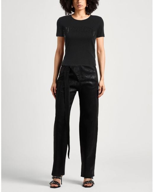 Blumarine Black T-Shirt Cotton, Elastane