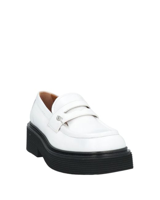 Marni White Mokassin