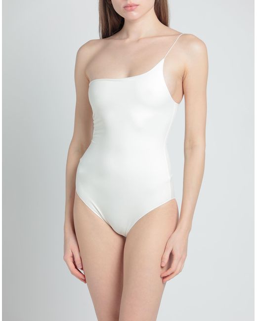 Oseree White One-piece Swimsuit