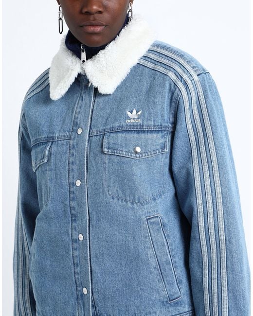 Adidas Originals Blue Jeansjacke/-mantel
