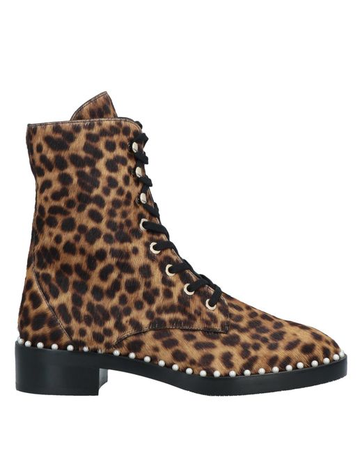 Stuart Weitzman Brown Ankle Boots