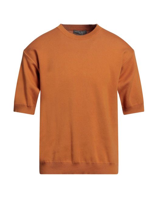 Daniele Fiesoli Orange Sweatshirt Cotton for men
