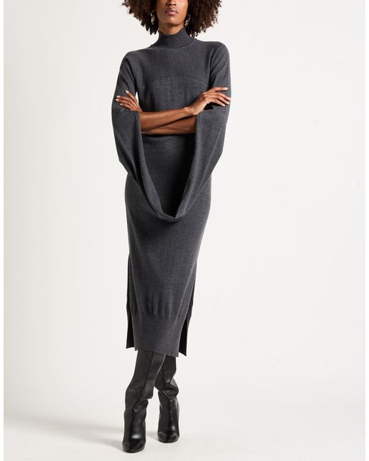 MEIMEIJ Gray Maxi Dress