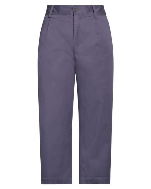 ALESSIA SANTI Blue Pants Cotton, Elastane