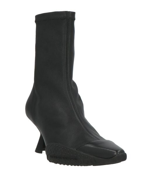 MARINE SERRE Black Ankle Boots