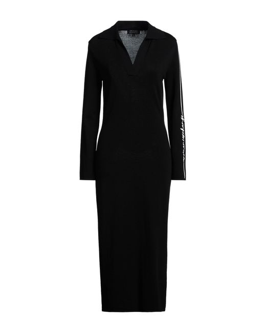 ARMANI EXCHANGE Black Midi Dress