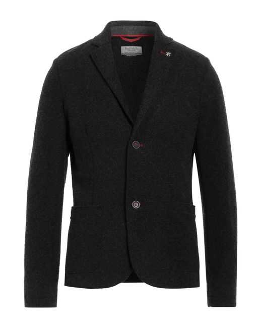 Fred Mello Black Blazer for men