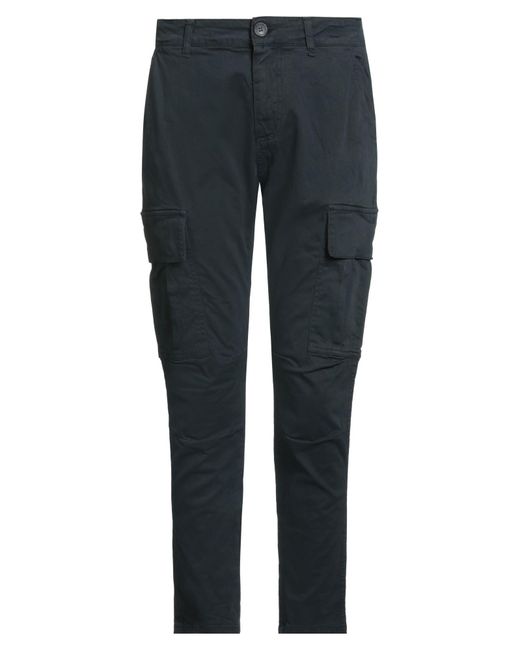Impure Blue Midnight Pants Cotton, Elastane for men