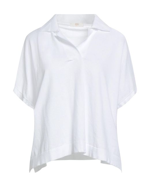 Fedeli White Sweater Cotton