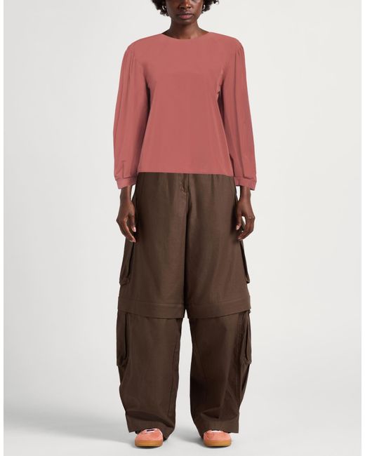 Weekend by Maxmara Pink Antique Rose Top Polyester, Cotton