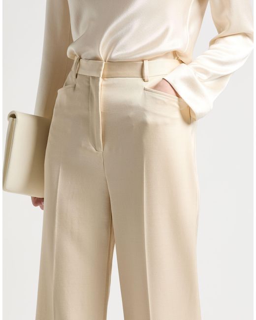Tom Ford Natural Pants Silk, Wool