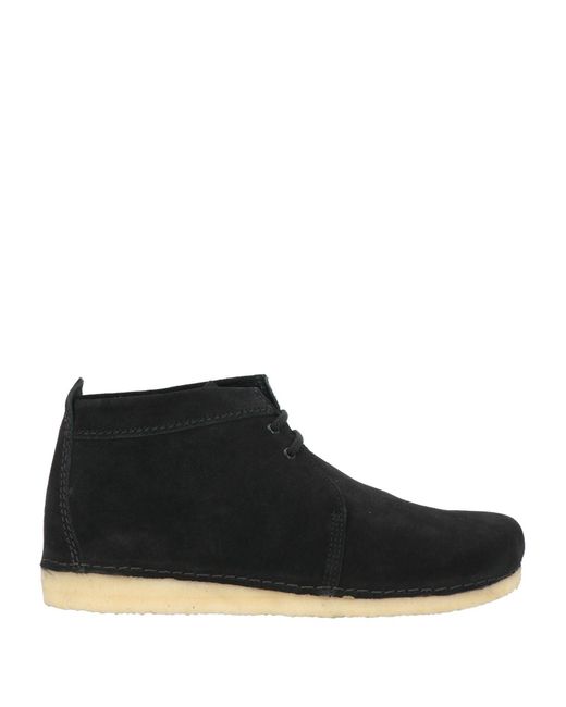 Clarks Black Ankle Boots for men
