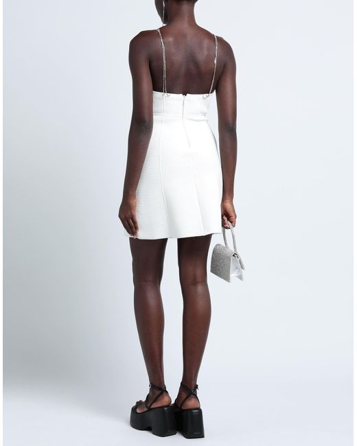 Hervé Léger White Mini Dress