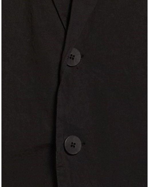 Transit Black Blazer Cotton, Elastane for men