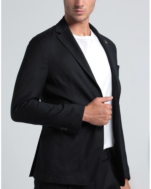 Paoloni Black Suit for men