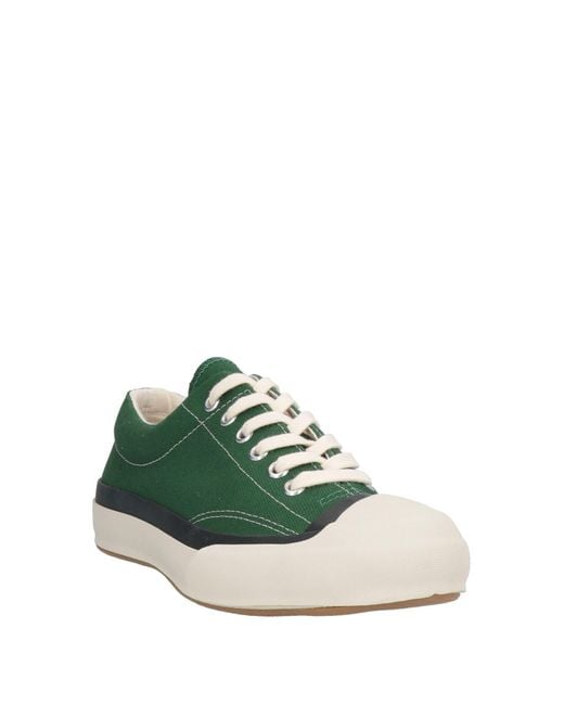 Moonstar Green Sneakers Textile Fibers