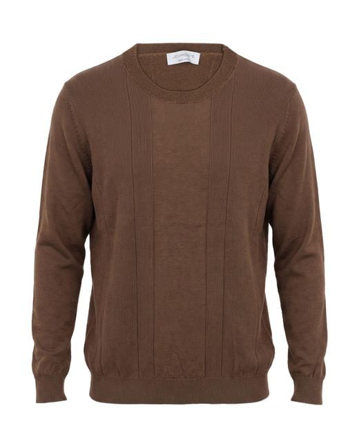 Pullover Jeordie's de hombre de color Brown