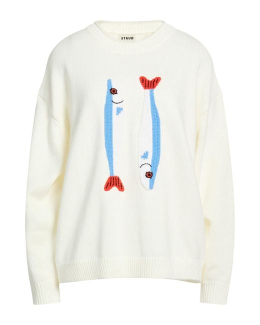 Pullover Staud en coloris White