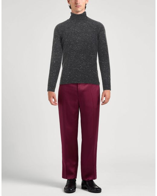 Drumohr Gray Turtleneck for men