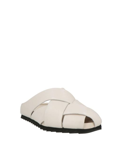Officine Creative White Mules & Clogs