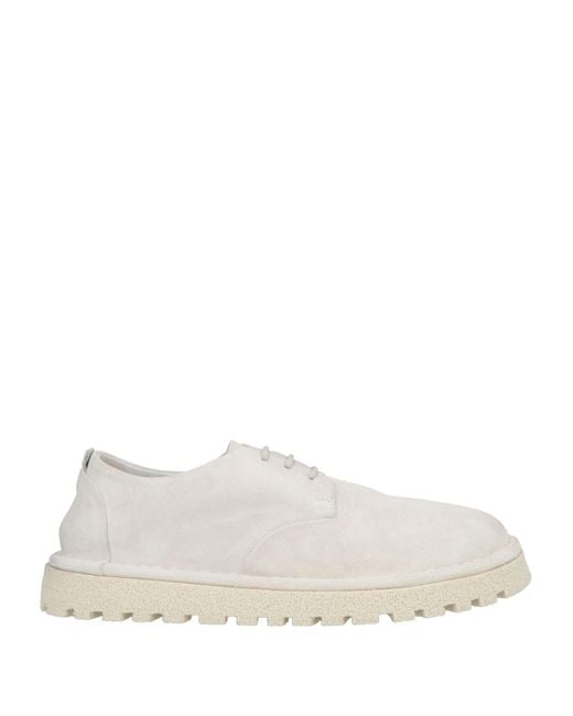 Marsèll White Light Lace-Up Shoes Leather