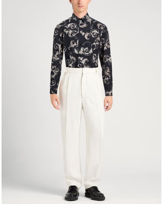 Versace Jeans Couture Gray Shirt Cotton for men