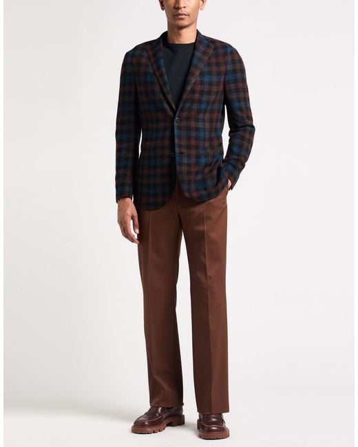 Montedoro Blue Blazer Virgin Wool, Cashmere for men