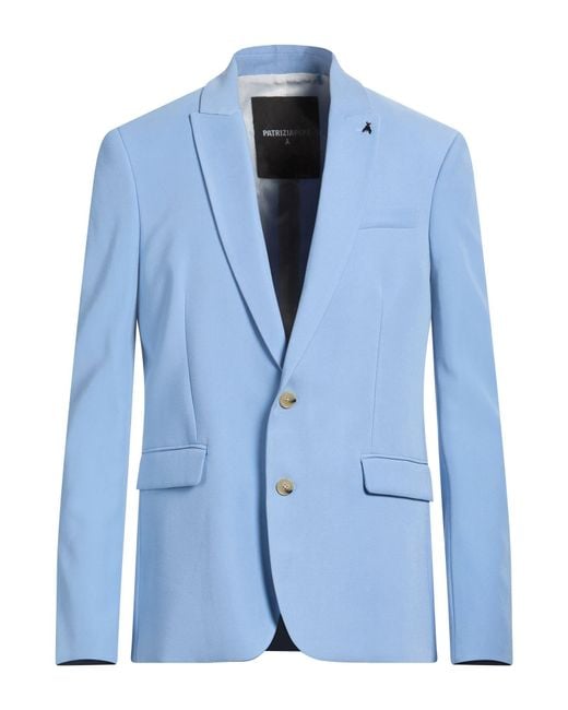 Patrizia Pepe Blue Blazers for men