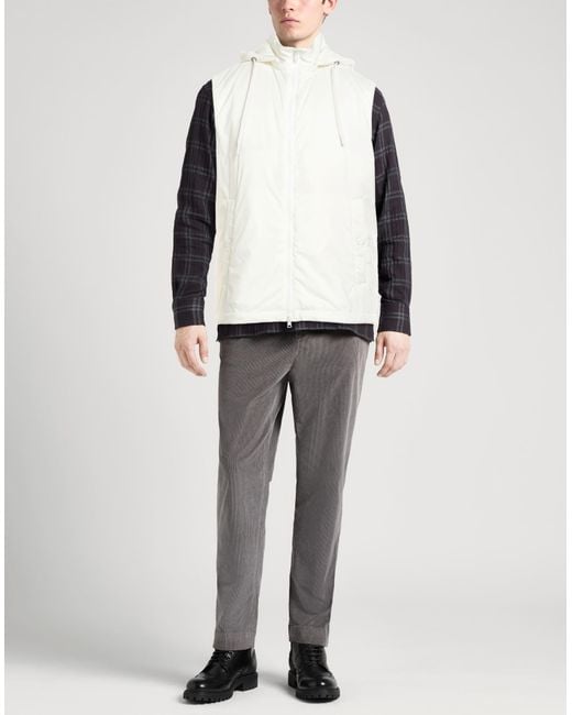 Chompa Sin Mangas Herno de hombre de color White