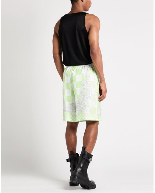 Versace Green Shorts & Bermuda Shorts for men