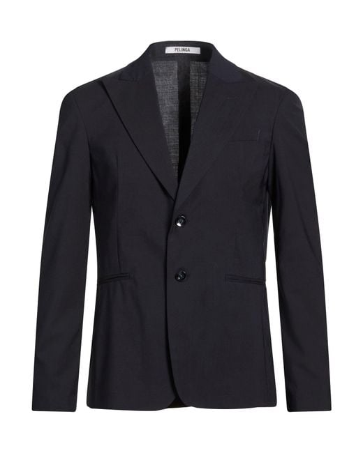 PELINGA Blue Blazers for men