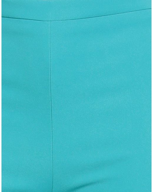 Fracomina Blue Pants Polyester, Elastane