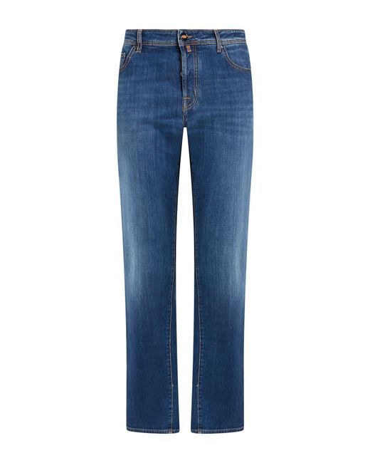 Jacob Cohen Blue Jeans Cotton, Elastane for men