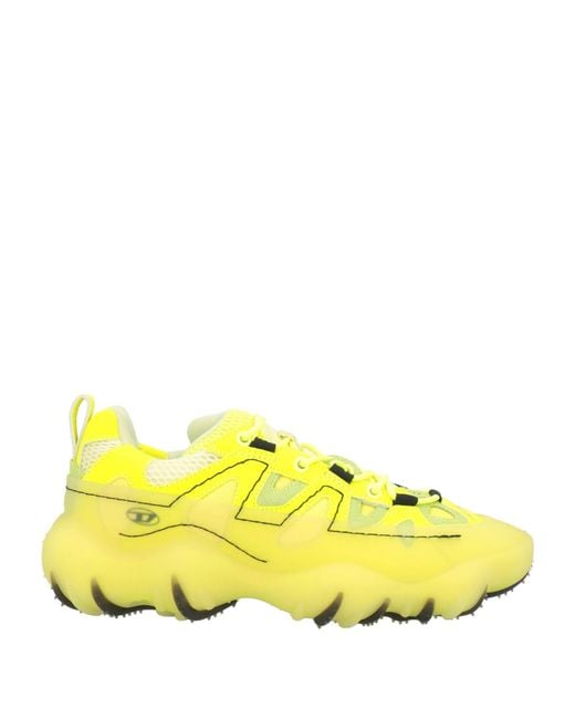 DIESEL Yellow Sneakers for men