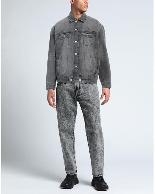 Manteau en jean Courreges pour homme en coloris Gray