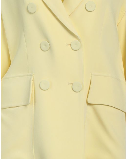 EMMA & GAIA Yellow Blazer Viscose, Elastane