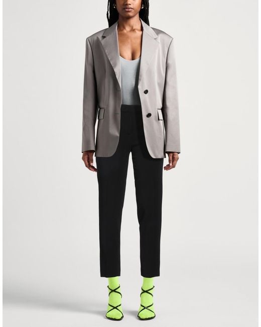 Moschino Black Pants Viscose, Elastane