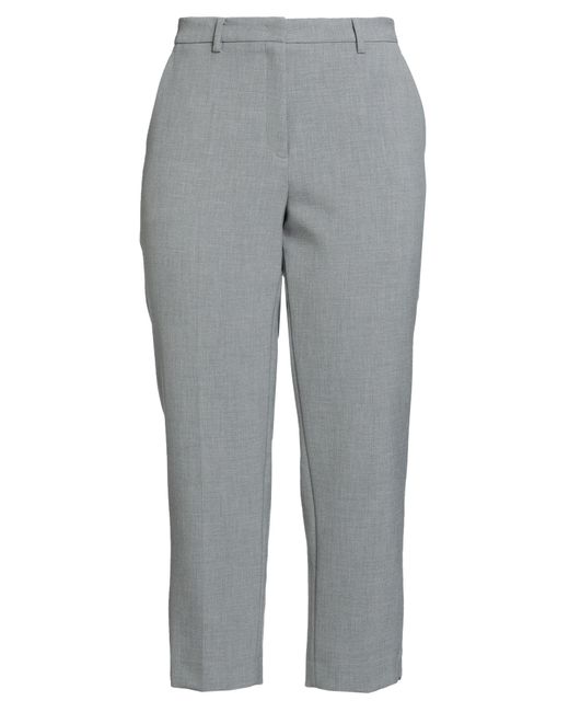 Cambio Gray Pants Polyester, Viscose, Cotton, Elastane