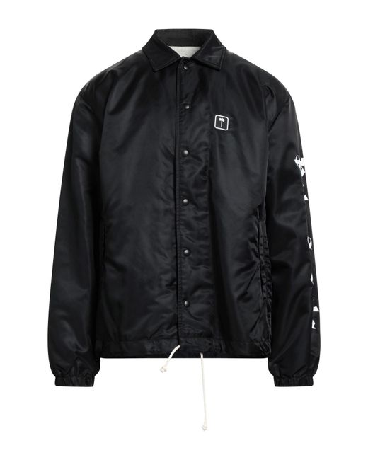 Palm Angels Black Jacket for men