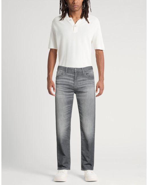 ARMANI EXCHANGE Gray Jeans Cotton, Polyester, Elastane for men