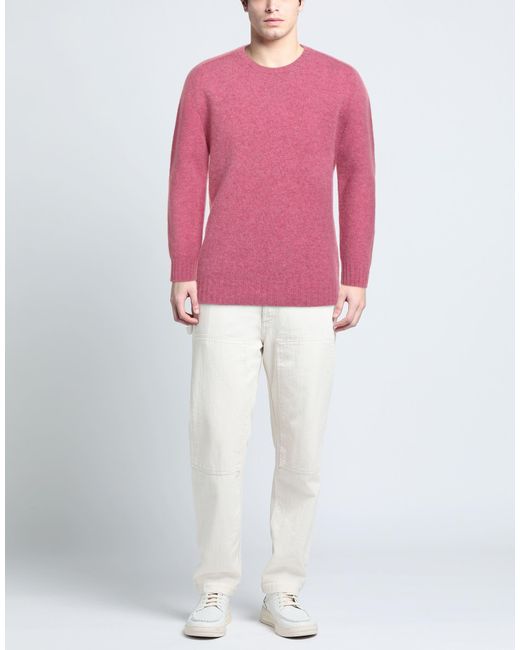SHETLANDER'S Pink Sweater for men