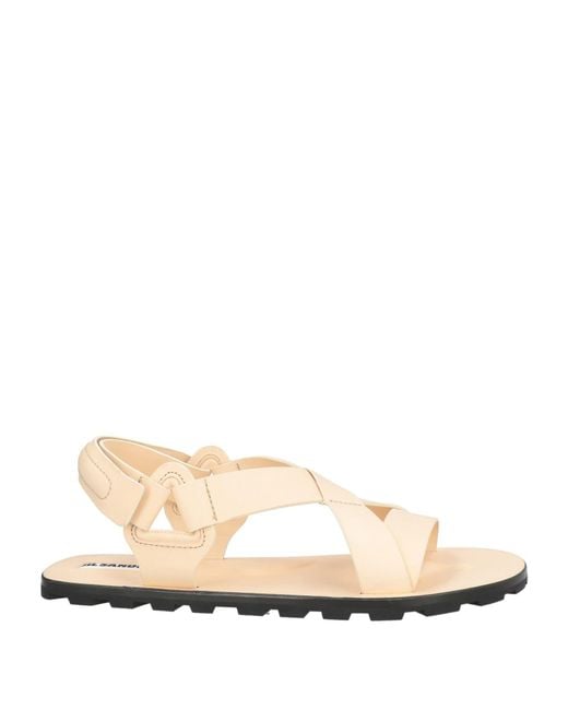 Jil Sander Natural Sandals Leather for men