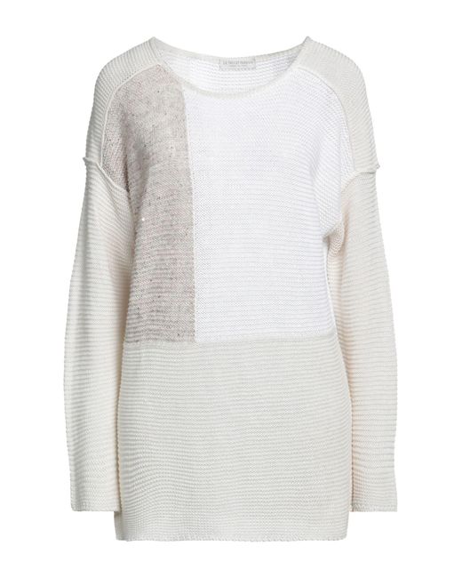 Le Tricot Perugia White Sweater