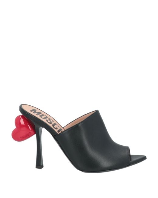 Moschino Gray Sandals