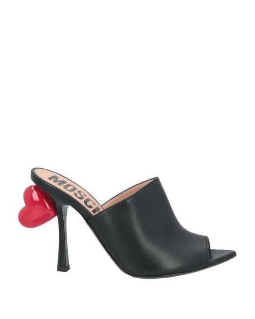 Moschino Gray Sandals