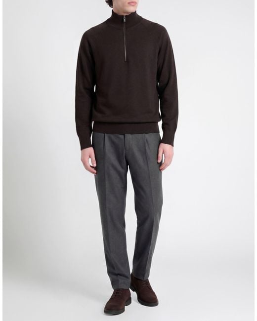 Barena Black Dark Turtleneck Merino Wool for men
