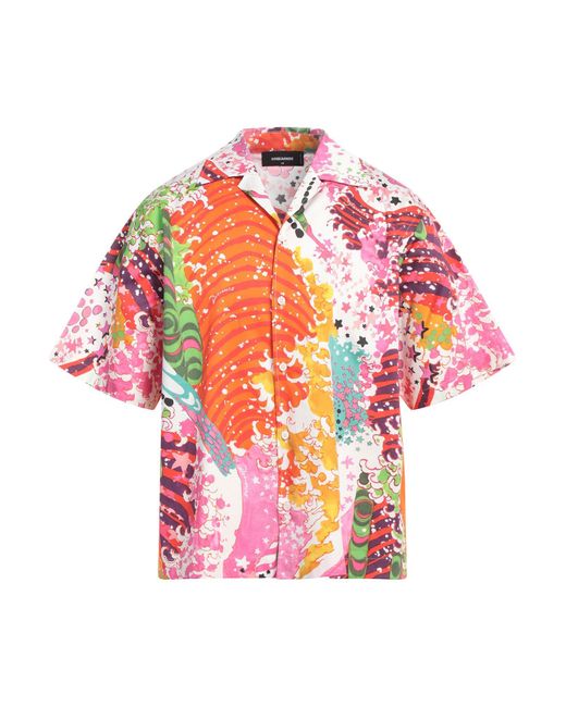 Camicia di DSquared² in Pink da Uomo