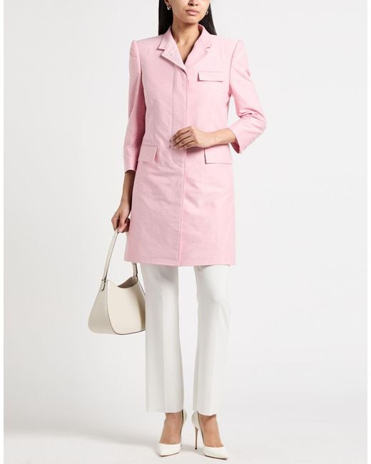 Thom Browne Pink Overcoat & Trench Coat